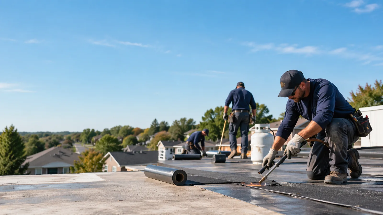 Flat Roof Leak Repair providers in Selma, IN
